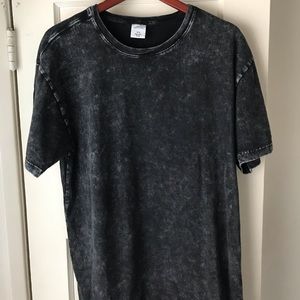 Urban Outfitters Dark Grey Acid Wash T-Shirt